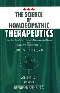 Bernhard Baehr: The Science of Homoeopathic Therapeutics