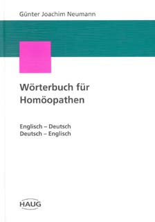 Günter Joachim Neumann: Wörterbuch für Homöopathen