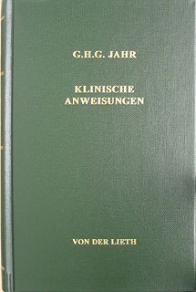 Georg Heinrich Gottlieb Jahr: Klinische Anweisungen