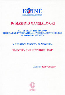 Massimo Mangialavori: Notes, Session 5
