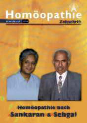Zeitschrift: Homöopathie Zeitschrift Sonderheft 2004 - Sankaran & Sehgal
