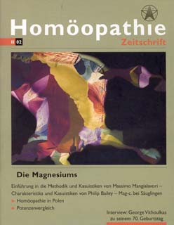 Zeitschrift: Homöopathie Zeitschrift 2002-II Die Magnesiums