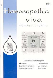 Zeitschrift: Homoeopathia viva 03-1 Bromium