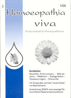 Zeitschrift: Homoeopathia viva 05-1 Korbblütler