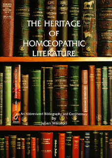 Julian Winston: The Heritage of Homoeopathic Literature