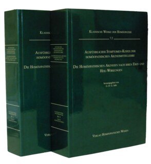Georg Heinrich Gottlieb Jahr: Ausführlicher Symptomen-Kodex - 2 Bände - DIN A4         Band 7.1+7.2