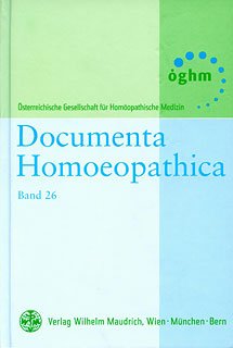 ÖGHM: Band 26 - Documenta Homoeopathica