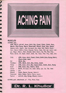 R.L. Khullar: Aiching pain