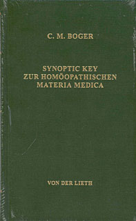 Cyrus Maxwell Boger: Synoptic Key zur homöopathischen Materia medica