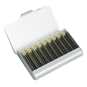 Taschenapotheke: 9er Alu-Taschenapotheke mit leeren Röhrchen