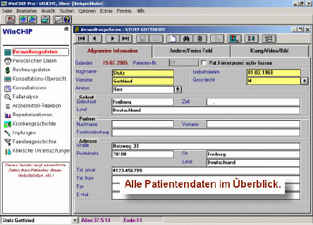 Radar: WinChip Professional - Zusatzmodul -