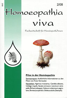 Zeitschrift: Homoeopathia viva 08-2 Pilze