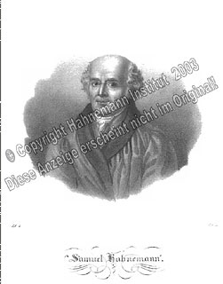 : Portrait Samuel Hahnemann