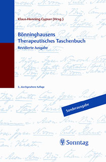 Klaus-Henning Gypser: Bönninghausens Therapeutisches Taschenbuch Sonderausgabe