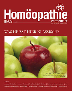 Zeitschrift: 2009-III Homöopathie Zeitschrift - Was heisst hier klassisch? Sind wir nicht alle ein bisschen klassisch!