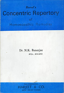 N. K. Banerjee: Boral\'s Concentric Repertory of Homoeopathic Remedies
