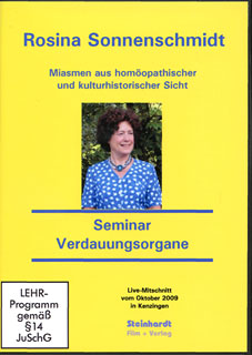 Rosina Sonnenschmidt: Miasmatische Homöopathie - Kurs Verdauungsorgane - DVD