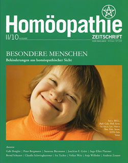 Zeitschrift: 2010-II Homöopathie Zeitschrift - \"Besondere Menschen\"