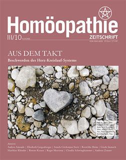 Zeitschrift: 2010-III Homöopathie Zeitschrift - Aus dem Takt