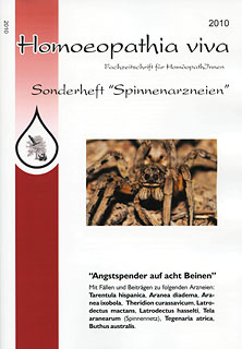 Zeitschrift: Homoeopathia viva - Sonderheft 2010 Spinnenarzneien
