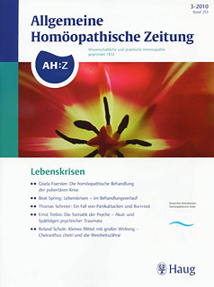 AHZ: AHZ 2010/3 - Lebenskrisen