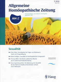 AHZ: AHZ 2010/5 - Sexualität