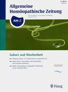 AHZ: AHZ 2010/6 - Geburt und Wochenbett