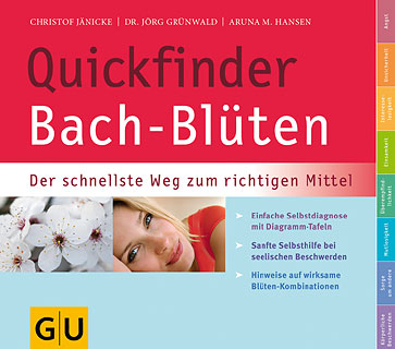 Jörg Grünwald / Christof Jänicke / Aruna M. Hansen: Quickfinder Bach-Blüten
