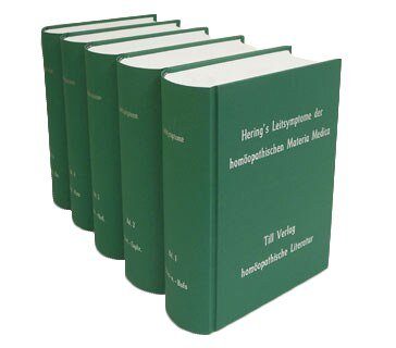 Constantin Hering: Hering\'s Leitsymptome der homöopathischen Materia Medica - 5 Bände