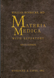 William Boericke: Pocket Manual of Homeopathic Materia Medica with Repertory (USA edition)