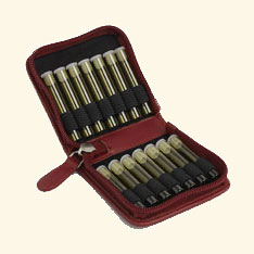 Taschenapotheke: 14er Apotheke - Rindsleder rot