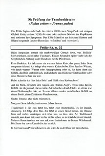 Karl-Josef Müller: Die Prüfung der Traubenkirsche - Padus avium = Prunus padus