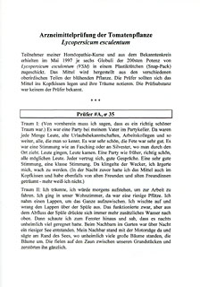 Karl-Josef Müller: Arzneimittelprüfung der Tomatenpflanze - Lycopersicum esculentum