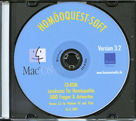 Homoeomedia: Homöoquest - DEMO-CD - MAC-Version