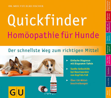 Elke Fischer: Quickfinder Homöopathie für Hunde