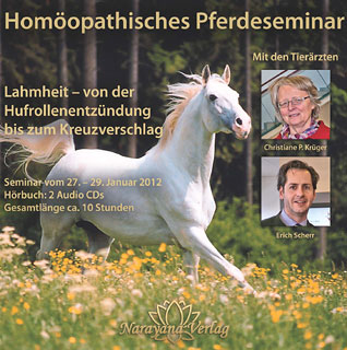 Christiane P. Krüger / Erich Scherr: Pferdehomöopathie - 2 Audio-CDs im mp3-Format
