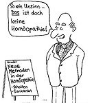 Hom&ouml;opathie Cartoon Kongress