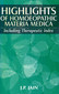 Highlights of homoeopathic Materia Medica / J. P. Jain