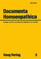 ÖGHM: Band 3 - Documenta Homoeopathica