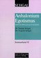 Anhalonium, Egotismus Rubrik mit Differenzierung der Arzneimittel Band VI / Sanjay Sehgal / Yogesh Sehgal Anhalonium, Egotismus Rubrik mit Differenzierung der Arzneimittel Band VI / Sanjay Sehgal / Yogesh Sehgal