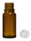 Braunglasfläschchen 20 ml mit Verschluss und Tropfer U1 / Gläschen
