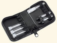 10er Leder-Etui mit Schlaufen (ohne Inhalt) / Apotheke