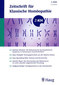 Zeitschrift für klassische Homöopathie 2009/3 / ZKH Zeitschrift für klassische Homöopathie 2009/3 / ZKH