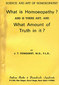 What is Homoeopathy ? / J.T. Conquest