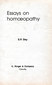 Essays on Homoeopathy / S.P. Dey Essays on Homoeopathy / S.P. Dey
