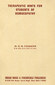 Therapeutics Hints for Students of Homoeopathy / Donald Foubister Therapeutics Hints for Students of Homoeopathy / Donald Foubister
