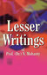 Lesser Writings / Niranjan Mohanty Lesser Writings / Niranjan Mohanty