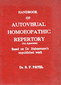 Handbook of Auto visual Repertory / Ramanlal P. Patel Handbook of Auto visual Repertory / Ramanlal P. Patel