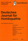 Deutsches Journal für Homöopathie Band 17 / Zeitschrift Deutsches Journal für Homöopathie Band 17 / Zeitschrift