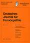 Deutsches Journal für Homöopathie Band 12 / Zeitschrift Deutsches Journal für Homöopathie Band 12 / Zeitschrift